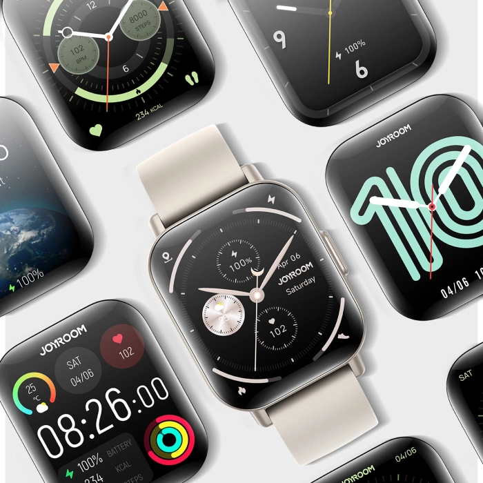 Joyroom Fit-Life JR-FT3S smartwatch with call answering function - titanium color