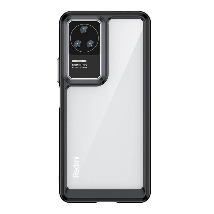 Outer Space Case obal Pouzdro Xiaomi Poco F4 5G s ohebným rámem černé
