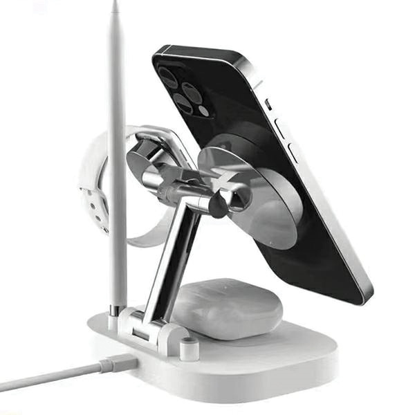 AWEI ład. indukcyjna 4w1 W22 15W Fast Charging czarny/black