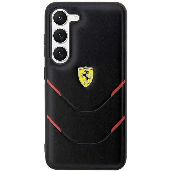 Obal Ferrari FEHCS23MPBAK S23 Plus S916 černá/černá tvrdácase Hot Stamp Lines