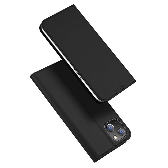 Étui portefeuille Dux Ducis Skin Pro pour iPhone 15 Plus - Noir