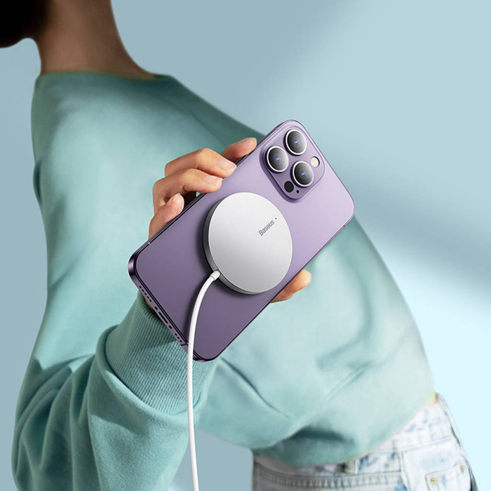 Baseus Simple Mini3 nabíječka indukce MagSafe 15W černá