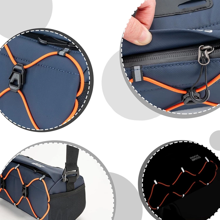 Rockbros 30110054002 Fahrradlenkertasche 2,2 l - Blau