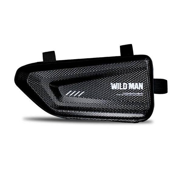 Puzdro WILDMAN E4 Bike Frame Pannier Držiak Bicycle Black Black Case