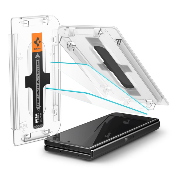 Tempered Glass Spigen GLAS.TR "EZ FIT" 2-PACK GALAXY Z Fold 5 KLAR