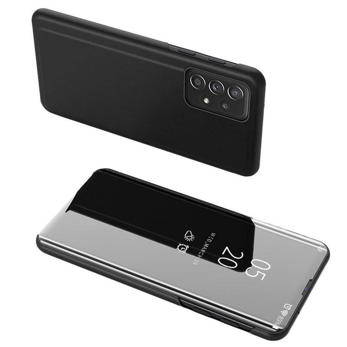 Clear View Case pouzdro pouzdro s flipovým krytem Samsung Galaxy A73 černé