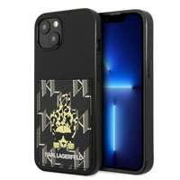 Case KARL LAGERFELD Apple iPhone 13 Karlimals Cardslot Black Hardcase