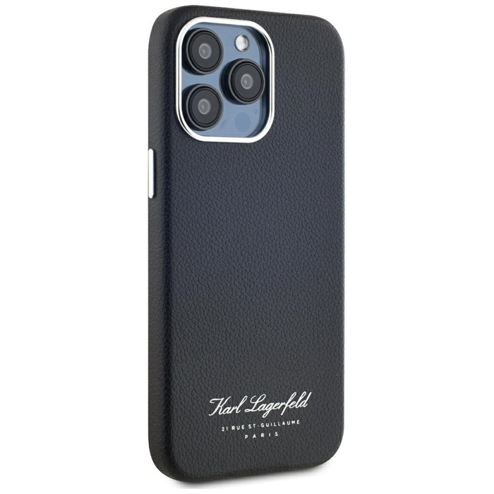 Etui Karl Lagerfeld hotel RSG do iPhone  15 Pro czarny