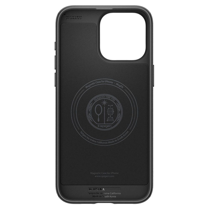 Hülle Spigen Mag Armor iPhone 15 Pro MATTE Schwarz