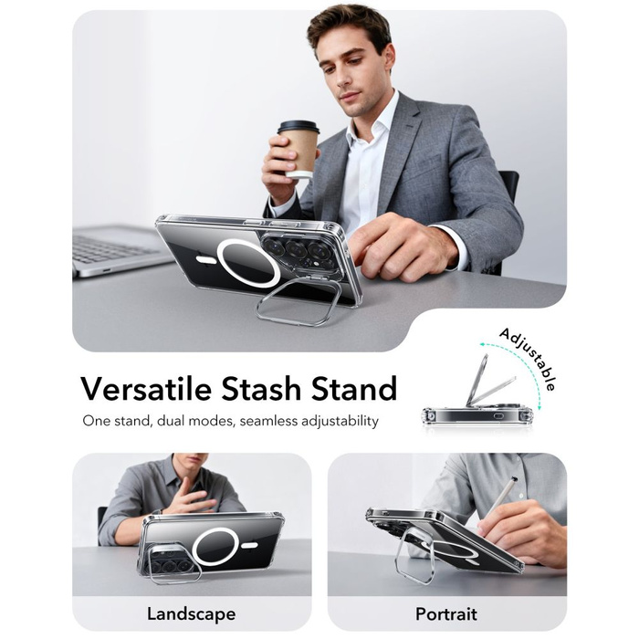 ESR CLASSIC HYBRID KICKSTAND MagSafe GALAXY S26 ULTRA CLEAR