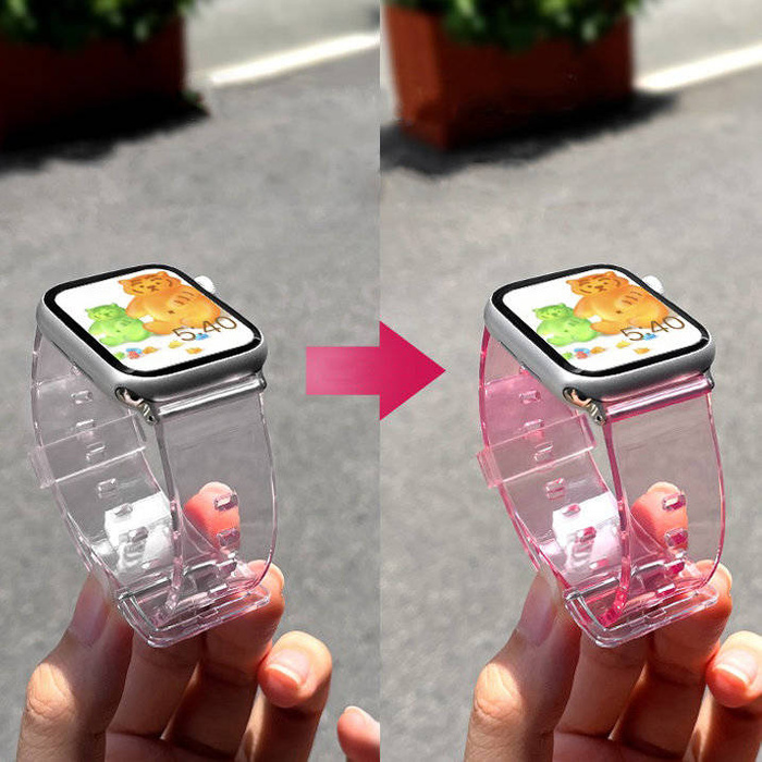 Strap Light replacement band strap for Watch 6 / 5 / 4 / 3 / 2 / SE (40mm / 38mm) purple