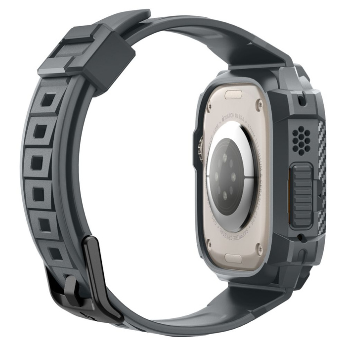 Armband Spigen Rugged Armor "pro" Apple Watch Ultra 1 / 2 (49 Mm) Dunkelgrau
