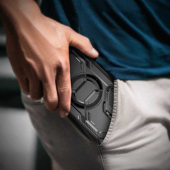 Etui Supcase Iblsn Armorbox Mag Magsafe Samsung Galaxy S24 Ultra Black Case