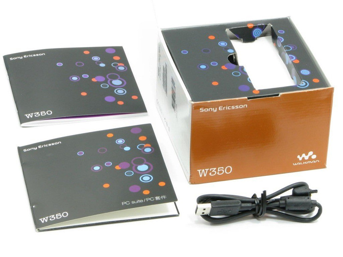 SONY ERICSSON W350i Box SE CD Kabel Návod k obsluze Orange