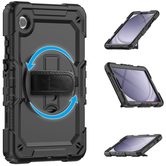 Funda Tech-protect Solid360 Samsung Galaxy Tab A9+ Plus 11.0 X210 / X215 / X216 Negro Case