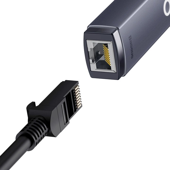[RETURNED ITEM] Adattatore USB serie Baseus Lite - presa LAN RJ45 100Mbps grigio (WKQX000013)