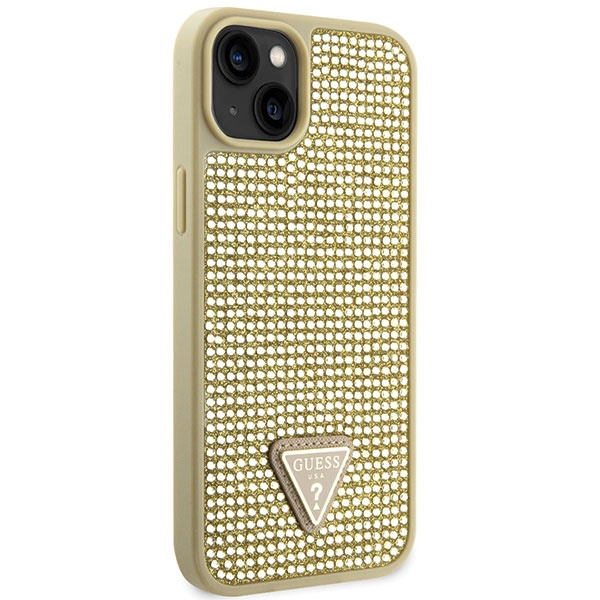 Funda Guess GUHCP14SHDGTPD iPhone 14 6.1" oro/oro durocase Rhinestone Triángulo Case