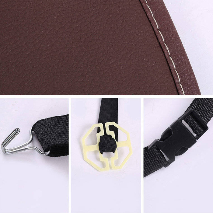 Organizer per auto per il sedile ripiano pieghevole mini tavolo per auto beige