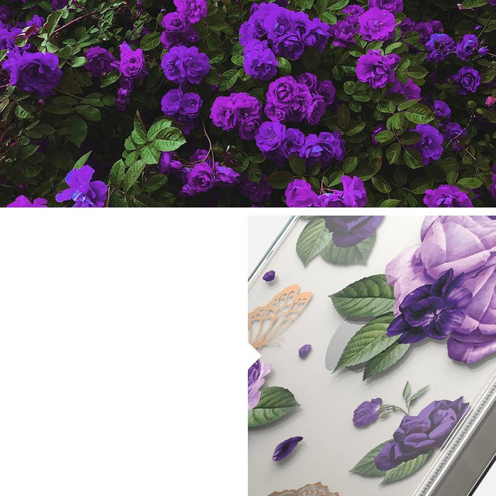 Ringke Fusion Design Armored Case Cover avec Gel Frame pour iPhone 14 Plus transparent (Violet rose) (FD637E29)