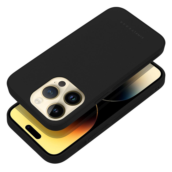 Roar Gehäuse MATTE Glas Case - für iPhone 14 Plus schwarz