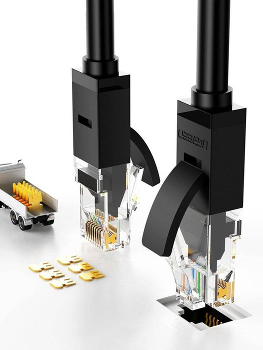 Ugreen Kábel internet hálózati kábel Ethernet patchcord RJ45 Cat 6 UTP 1000Mbps 3m kék (NW102 11203)