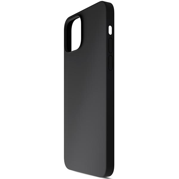3mk Silicone Case iPhone 14 6.1" noir/noir