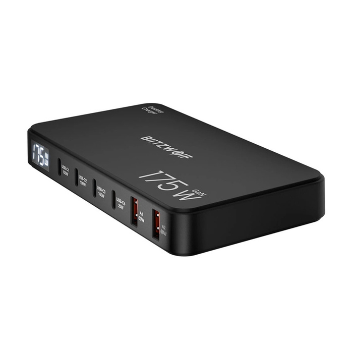 Blitzwolf BW-S30 6-in-1-Ladestation 4xUSB-C + 2xUSB 175W