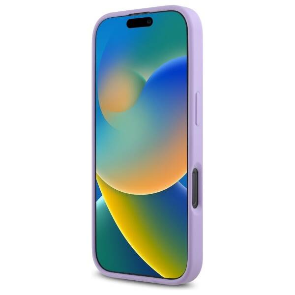 Etui Guess iPhone 16 Pro Max 6.9" fioletowy/purple harcase Saffiano MagSafe