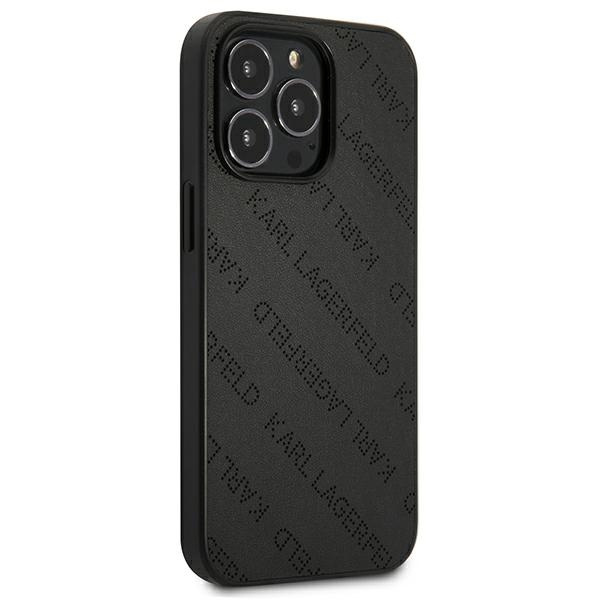 Karl Lagerfeld KLHCP13XPTLK iPhone 13 Pro Max 6.7" hardcase black/black Perforated Allover