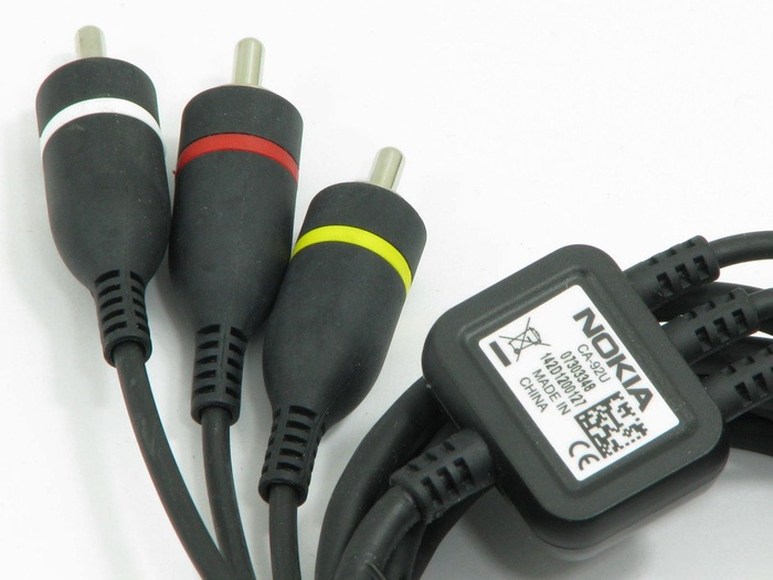 NOKIA TV cable CA-92U original CA92U 3600 Slide 6220 Classic 6500 Slide 7310 Supernova 7610 Supernova