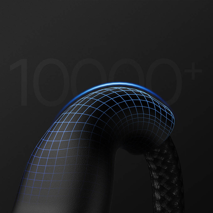 Baseus Flash Series Ⅱ One-for-three Fast Charging Data Cable USB to M+L+C 100W 1.2m Black