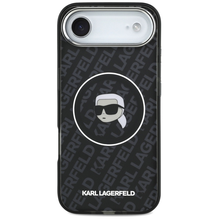 Etui Karl Lagerfeld IML Karl Head Logo   MagSafe do iPhone 17 Air czarny