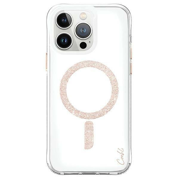 Etui UNIQ etui Coehl Glace iPhone 15 Pro Max 6.7" Magnetic Charging różowo-złoty/rose gold Case