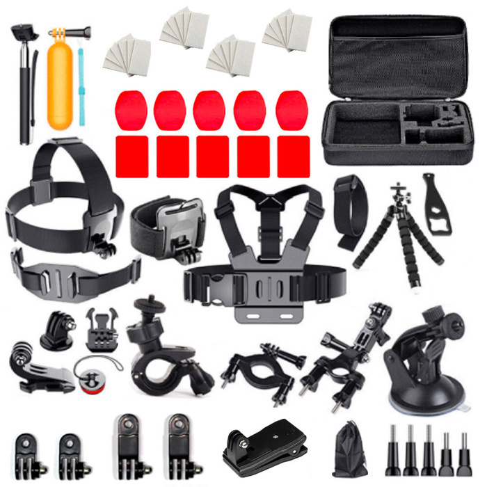 Sada univerzálního příslušenství 67 v 1 pro sportovní kamery GoPro, DJI, Insta360, SJCam, Eken (sada GoPro 67 v 1)