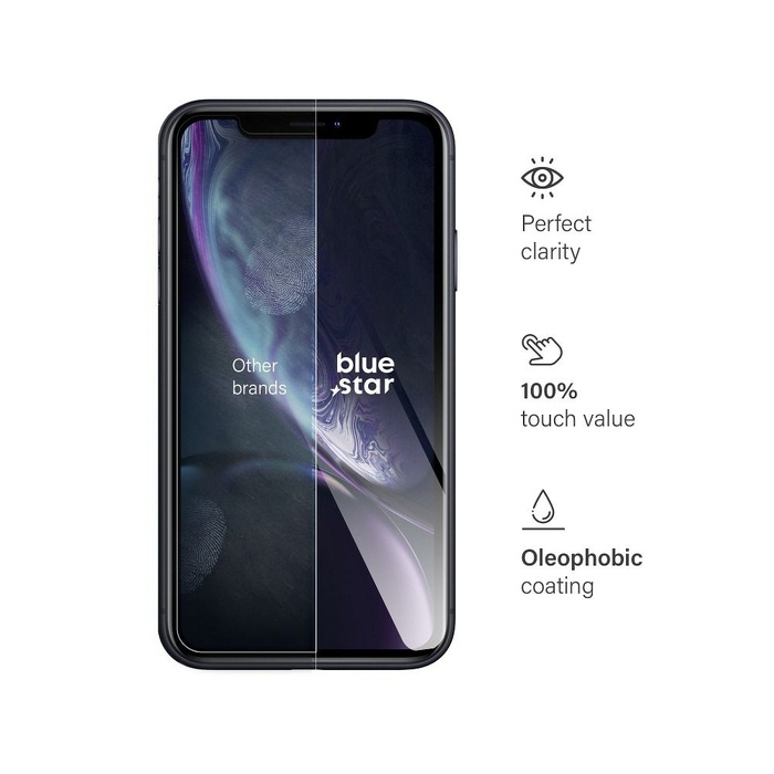 Szkło hartowane do iPhone XR / 11 Blue Star