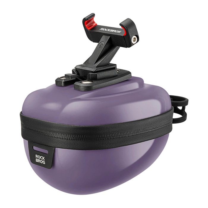 Rockbros Rigid Hard Shell Compact Satteltasche 0.4l - Lila