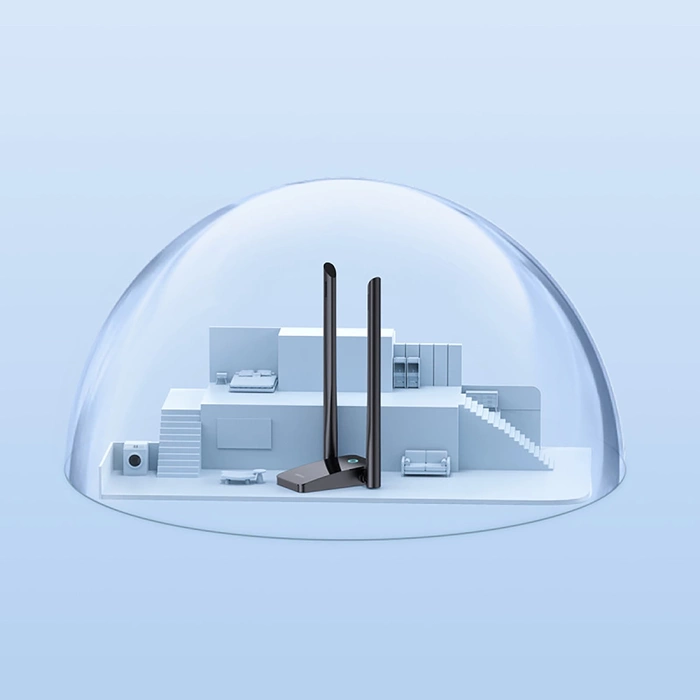 Baseus FastJoy B01317600111-06 1800 Mbit/s USB-Netzwerkkarte – Schwarz