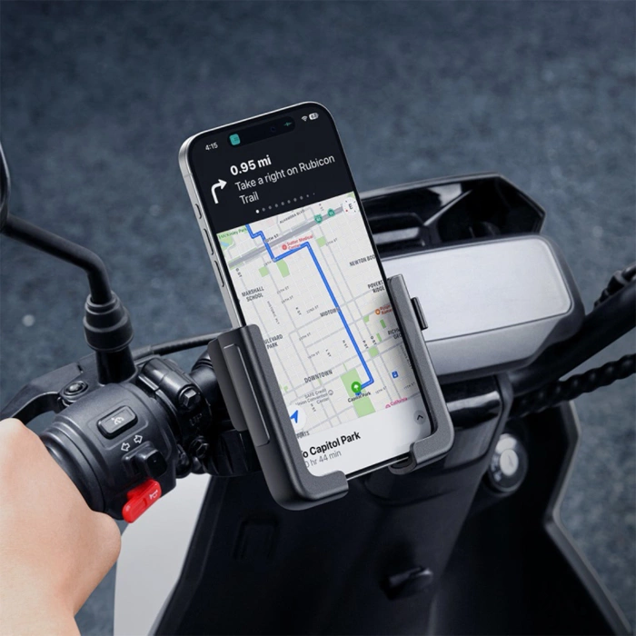 Baseus uchwyt rowerowy GoTrip Series Bike Phone Mount Cluster czarny