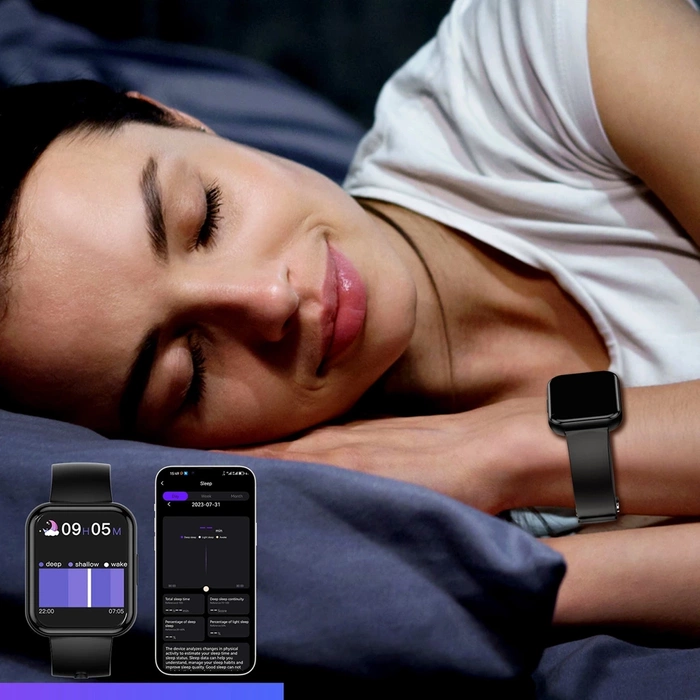 Choetech WT001 Smartwatch mit IP67-Anrufannahmefunktion – Schwarz