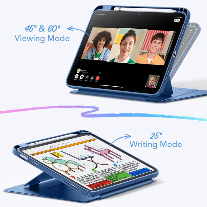 ESR FLIP HYBRID IPAD 10.9” 10 / 2022 / 11” 11 / 2025 NAVY BLUE