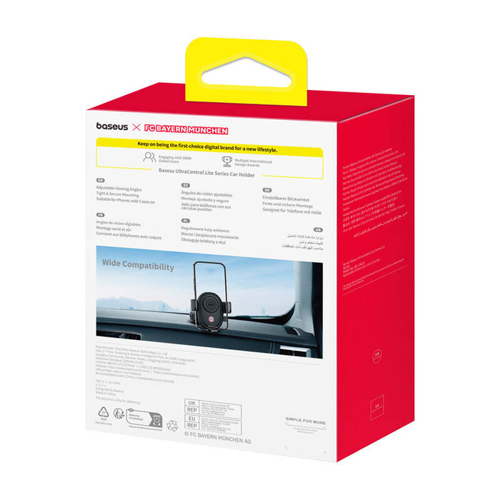 Uchwyt Samochodowy Baseus UltraControl (black) Edycja Bayern