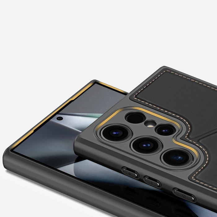 Custodia Dux Ducis Rafi ll Mag per Samsung Galaxy S24 Ultra - nera