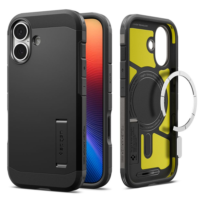 Case Spigen IPhone 17 Tough Armor "T" Mag MagSafe BLACK