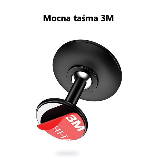 USAMS Support mag netic pour tableau de bord de cockpit collé réglable debout rouge