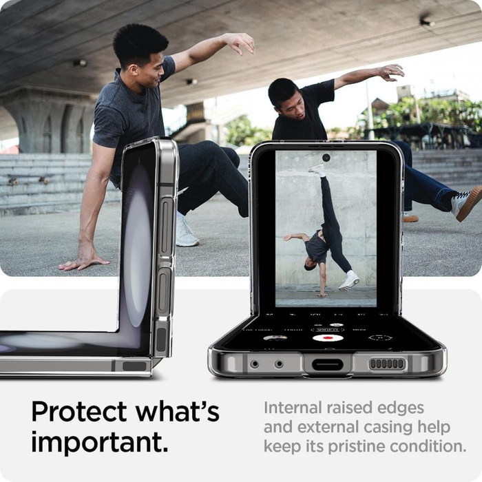 Coque Spigen Peau d'air Galaxy Z Flip 5 Zero One Case