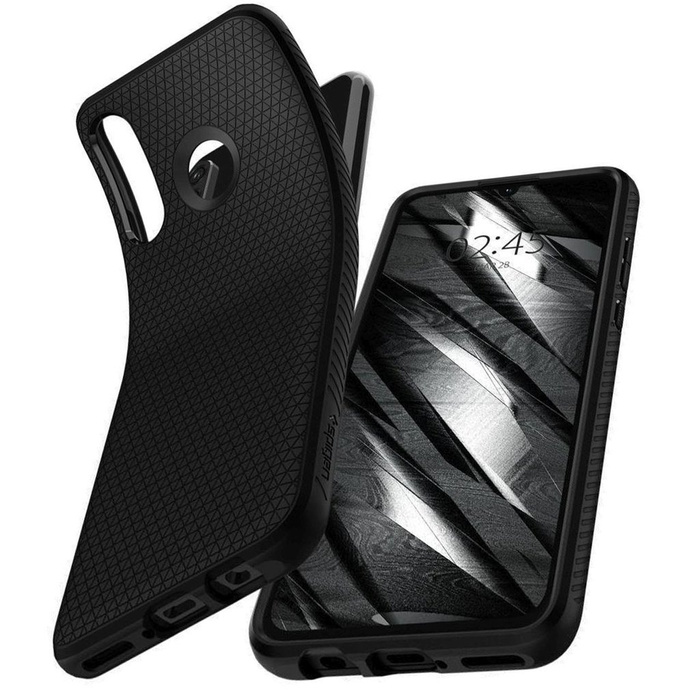 Coque SPIGEN Liquid Air Huawei P30 Lite Black Black Case