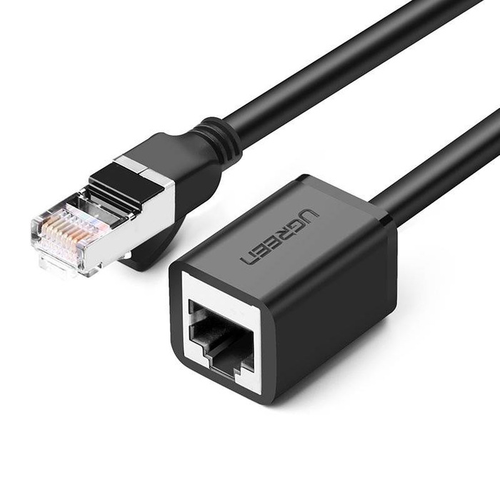 Ugreen prodlužovací kabel Ethernet RJ45 Cat 6 FTP 1000 Mb/s 5 m černý (NW112 11283)