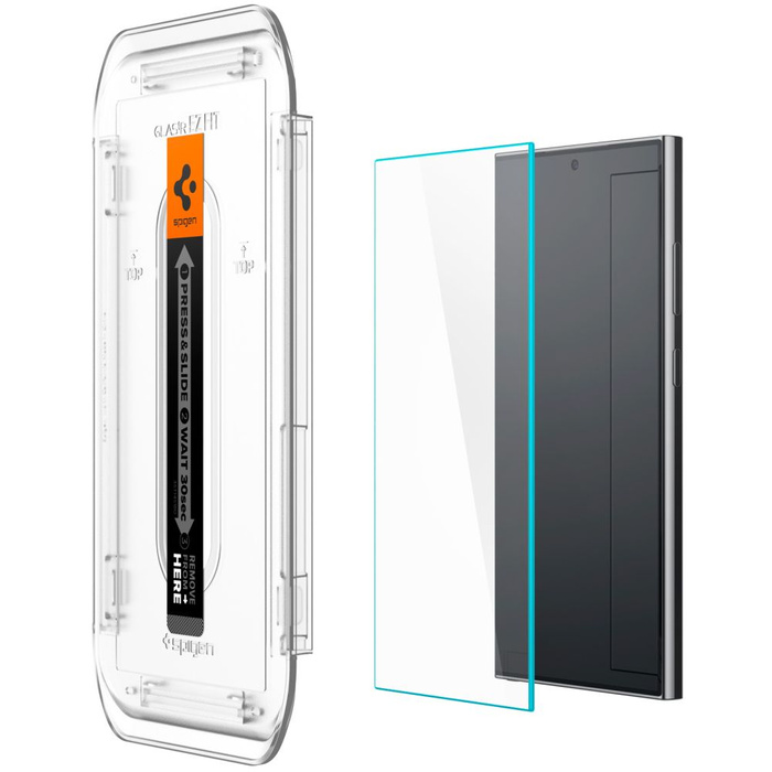 Tempered Glass Spigen Glas.tr "ez Fit" 2er-Pack Samsung Galaxy S24 Ultra Clear