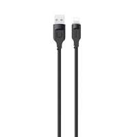 USAMS Kabel lightning Fast Charging 2.4A Lithe Series 1.2m black/black SJ565USB01(US-SJ565)