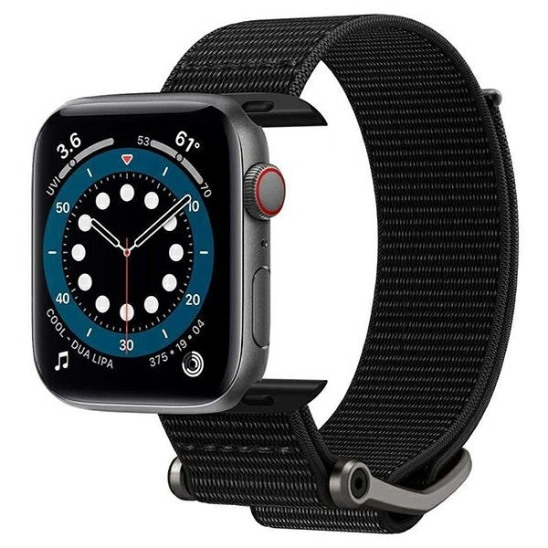 Armband Spigen Durapro Flex Apple Uhr 4 / 5 / 6 / 7 / SE (42 / 44 / 45 Mm) Schwarz